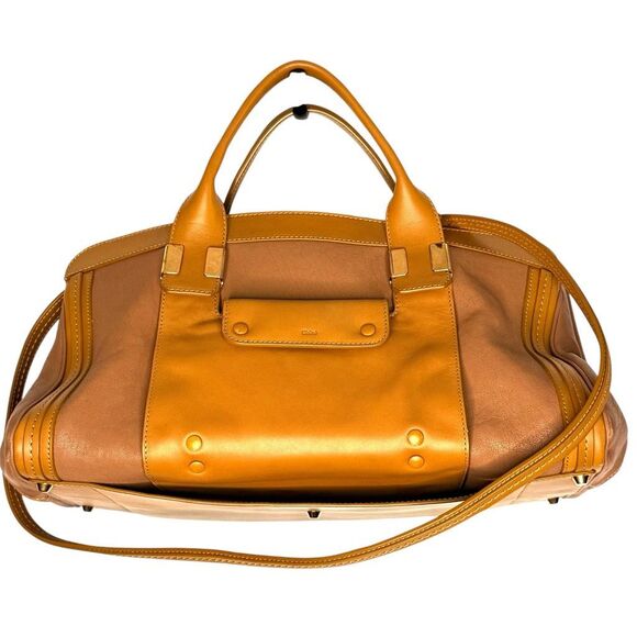 Chloé Alice Édition Spéciale Limited Edition Tote Bag – Camel Brown Leather, #7 - Picture 1 of 11